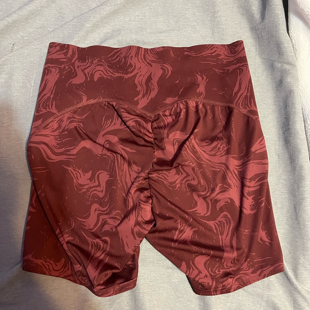 Gymshark power shorts, size Large, Red